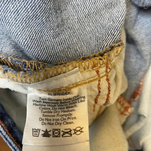 EDDIE BAUER Truly Straight Bootcut Jeans Blue Medium Wash Denim Mid-Rise Size 10 - Picture 9 of 11
